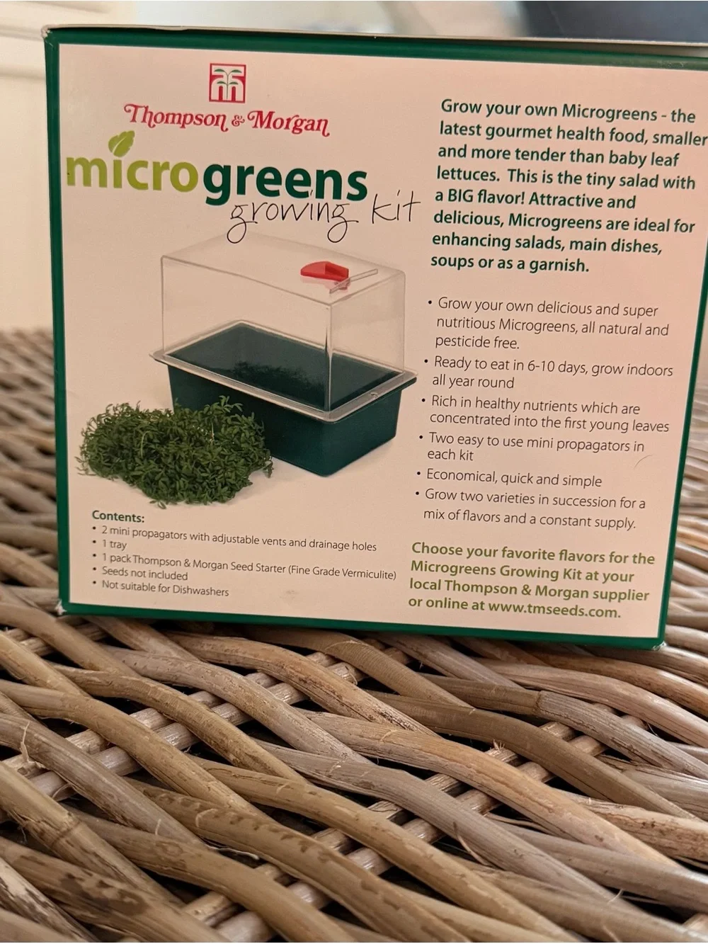Micro-greens Microgreens Reusable Starter Growing Kit - New!
